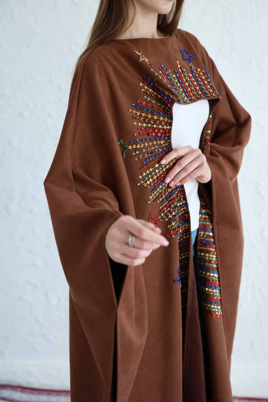 SULLA kaftan in camel