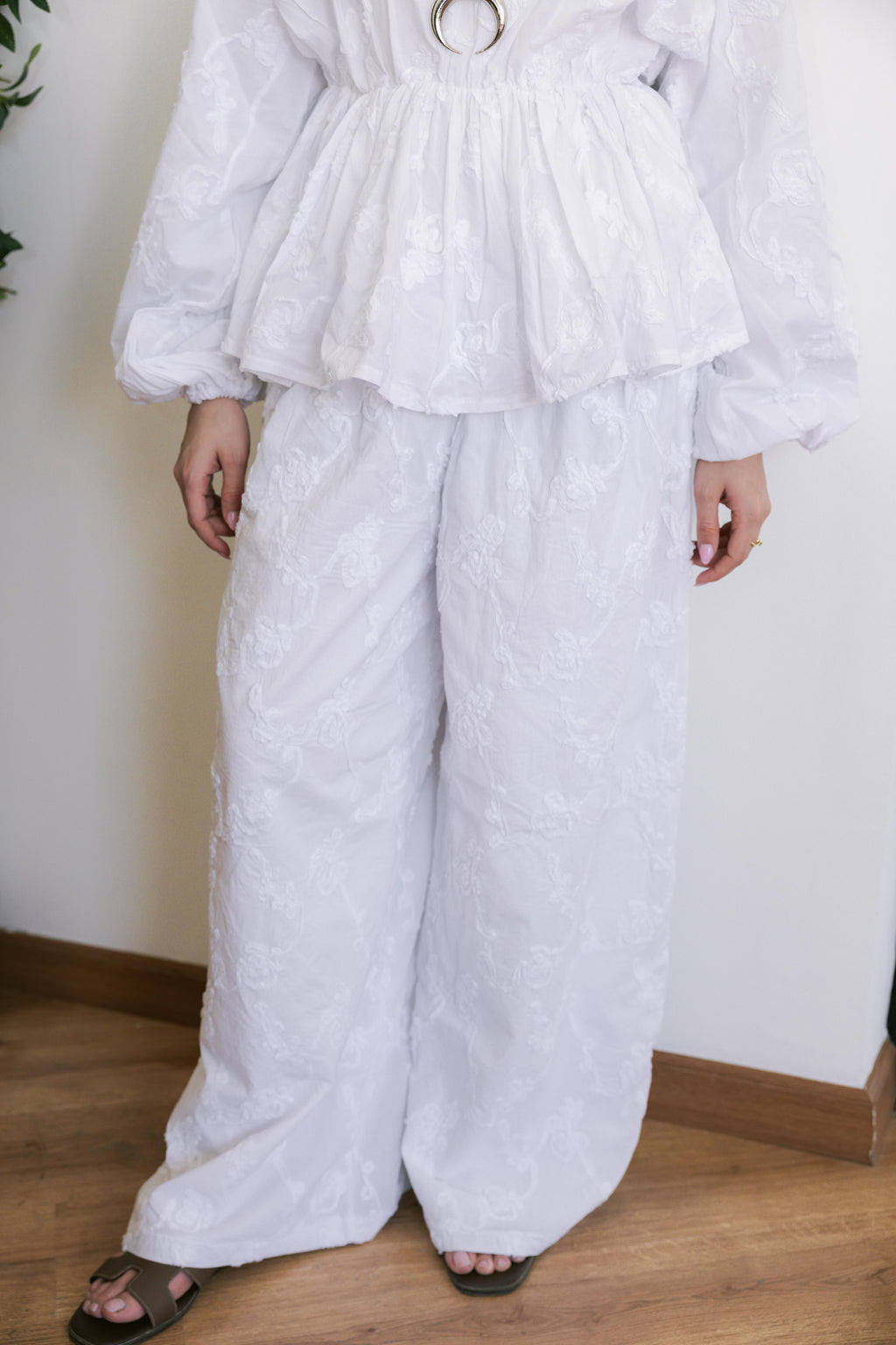 FLOWRA set in white.