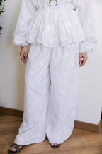 FLOWRA set in white.
