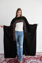 SULLA kaftan in black
