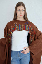 SULLA kaftan in camel