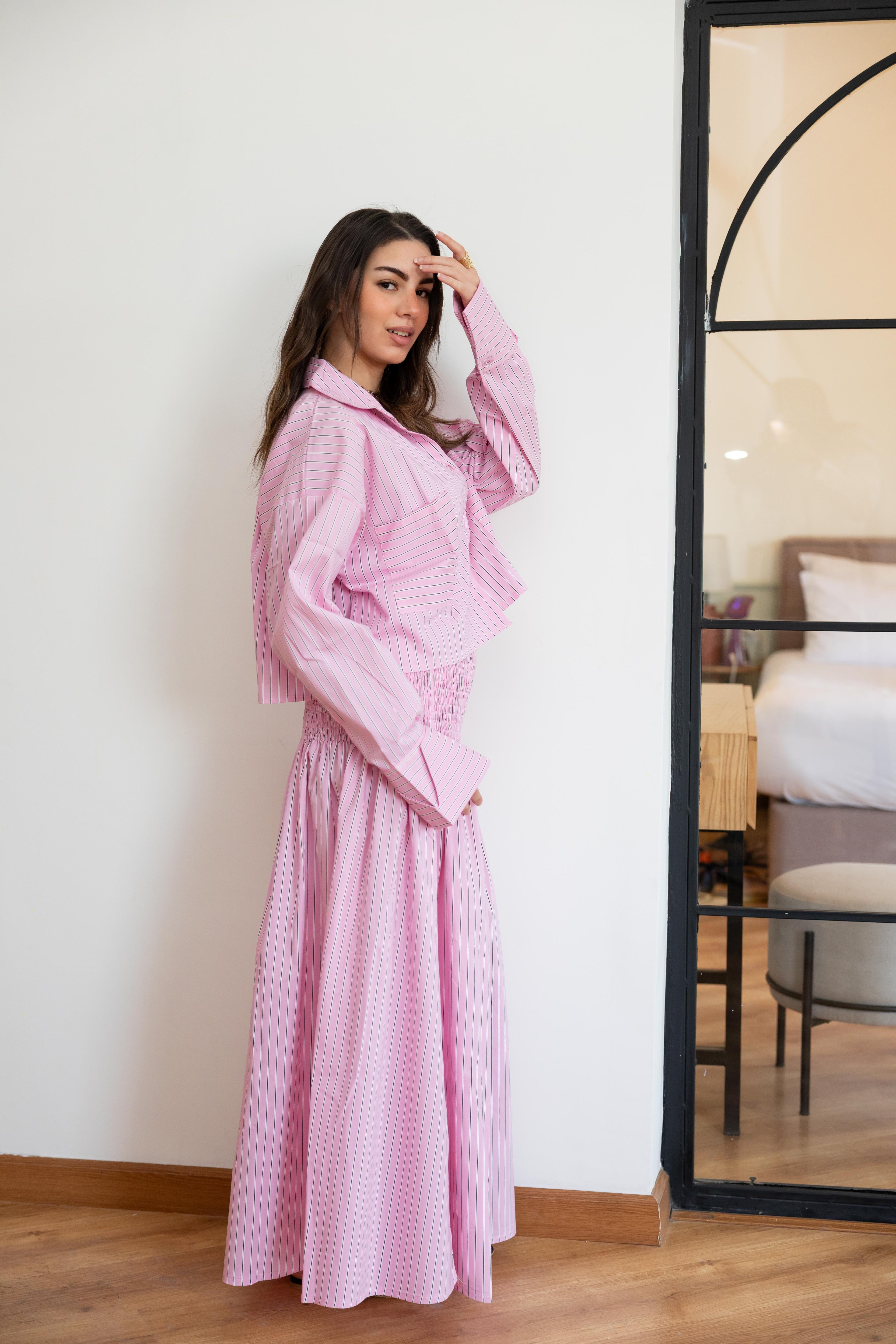 Luna set in pink.