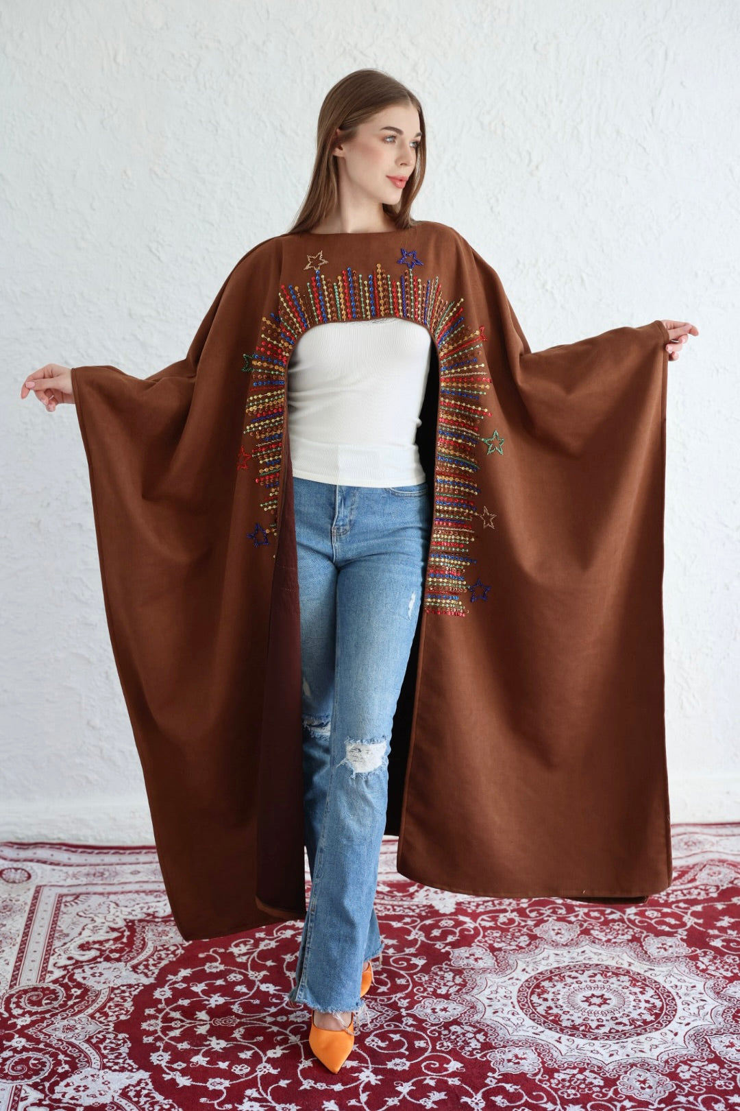 SULLA kaftan in camel