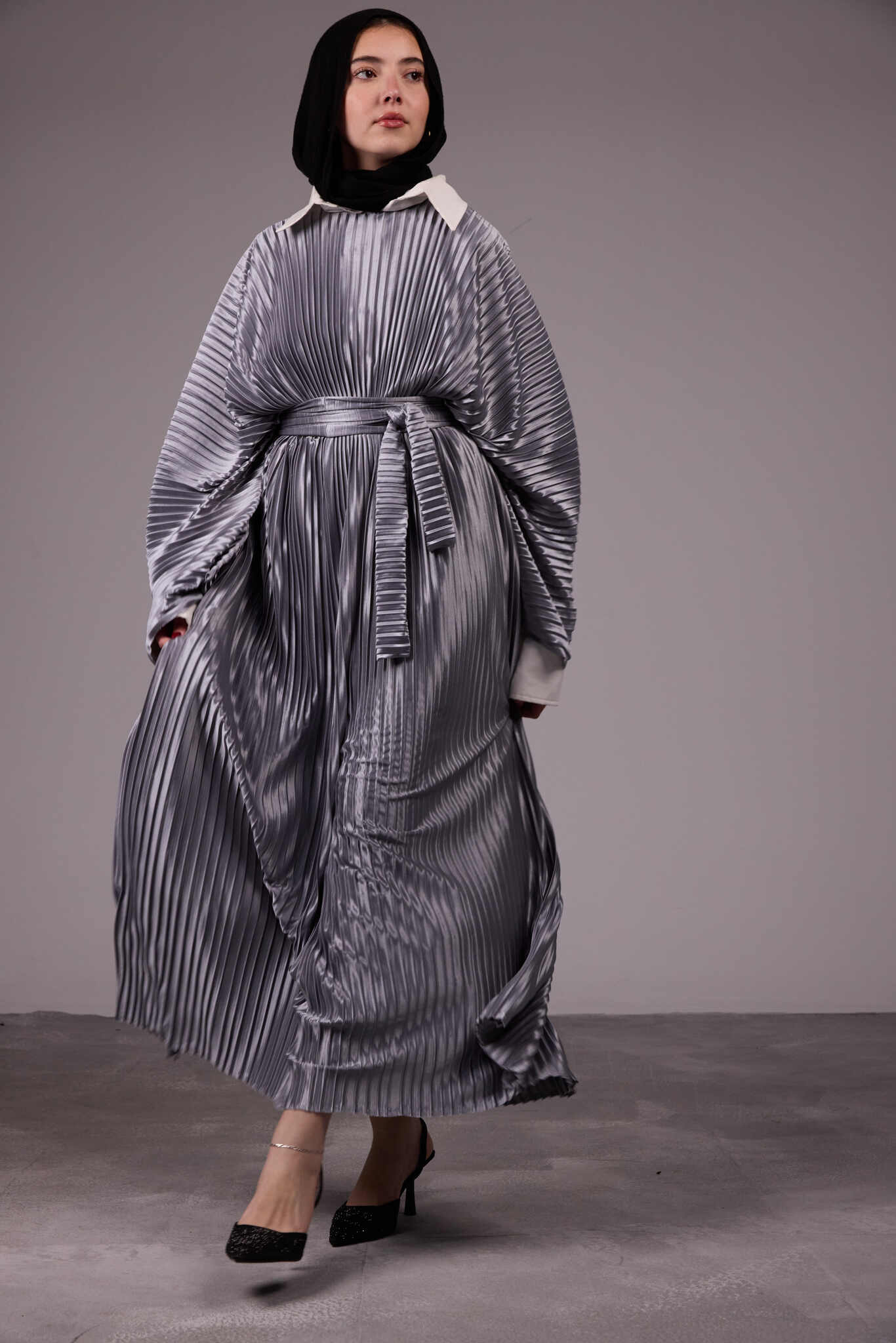 Nour Dress - Gray