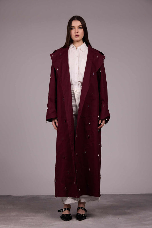 Dina - Burgundy
