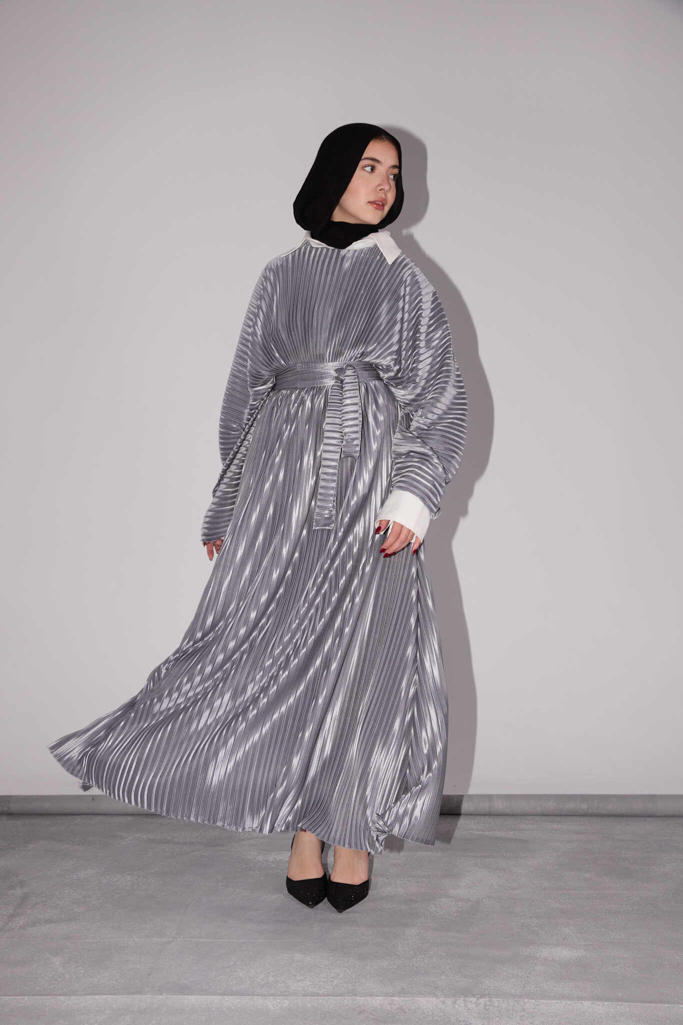 Nour Dress - Gray