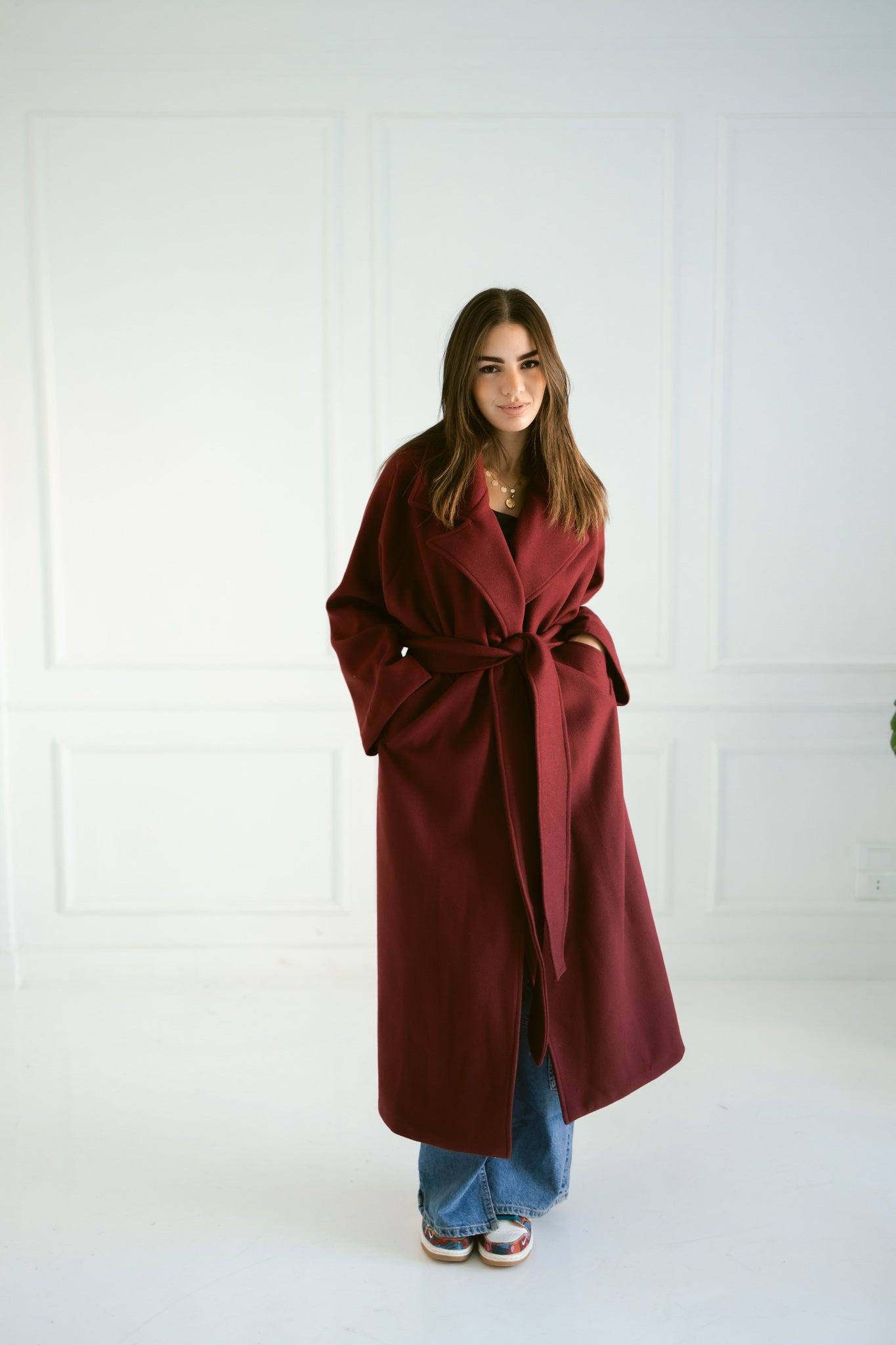 Burgundy Coat